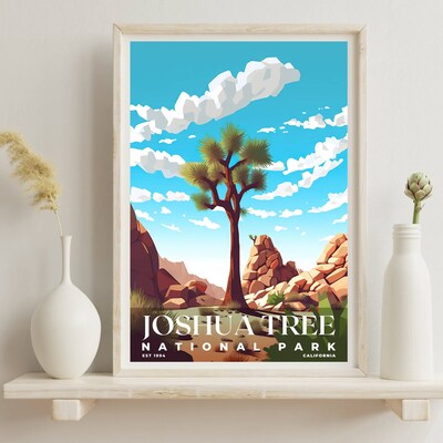 Joshua Tree National Park Poster, Travel Art, Office Poster, Home Decor | S3 - image6